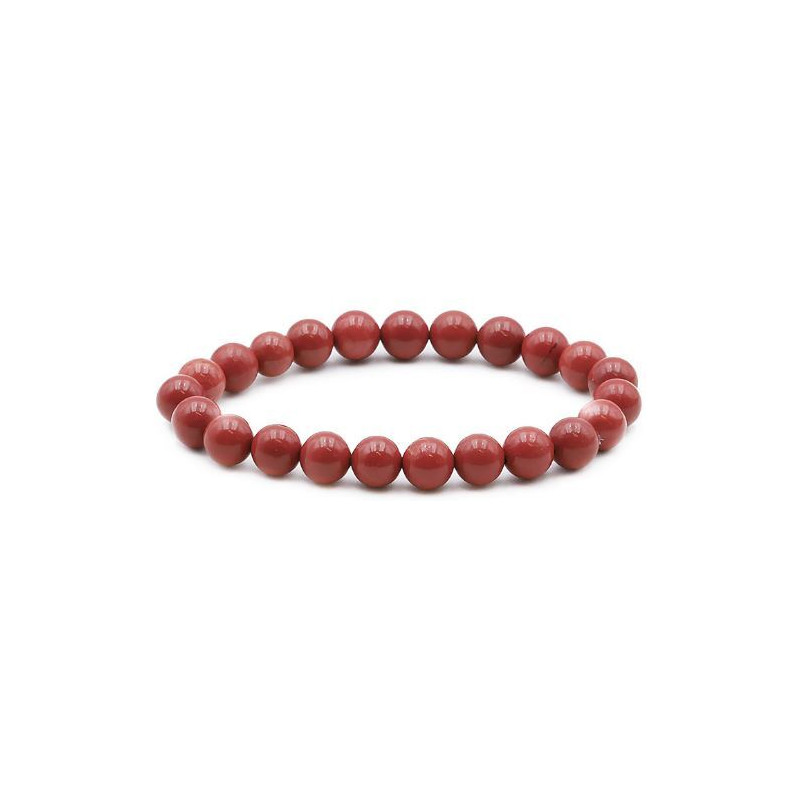 bracelet jaspe rouge 8mm