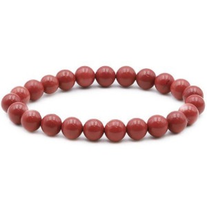 bracelet jaspe rouge 8mm