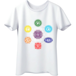 Tee shirt des 7 chakras