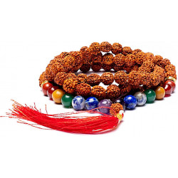 Mala Chakra Rudraksha 108 perles