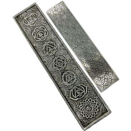 Porte-encens Pour Bâtons De 5,1 X 22,9 Cm, En Alliage De Zinc Avec Sculpture De Poisson, Brûleur Décoratif Pour Yoga, Méditation, Chambre à Coucher