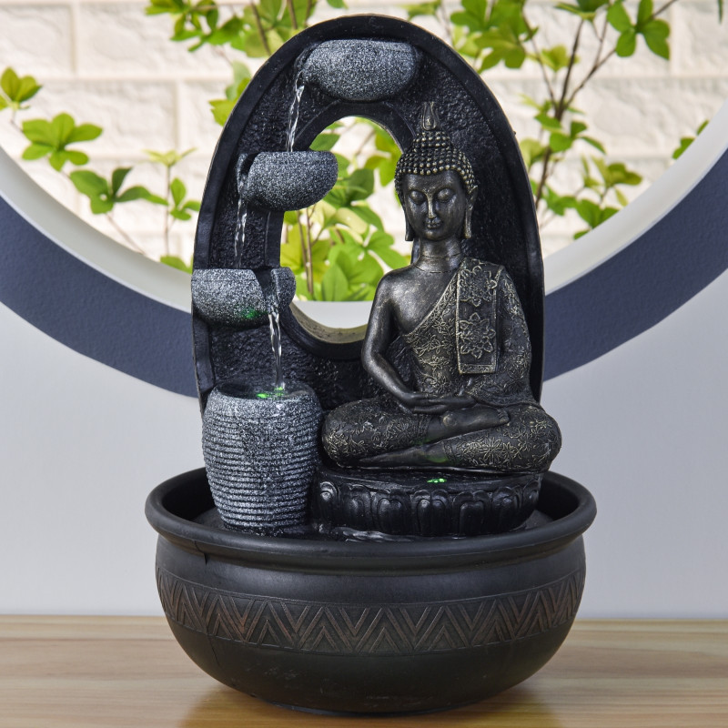 fontaine bouddha harmonie