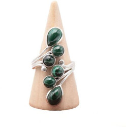 Bague Malachite & Argent 925