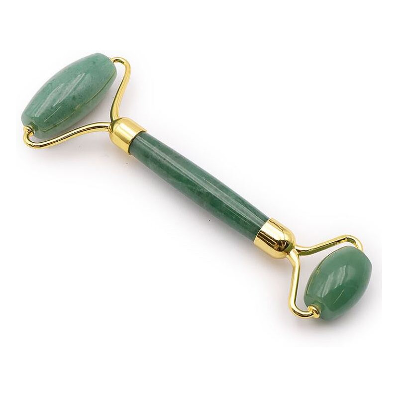 rouleau de massage en aventurine verte