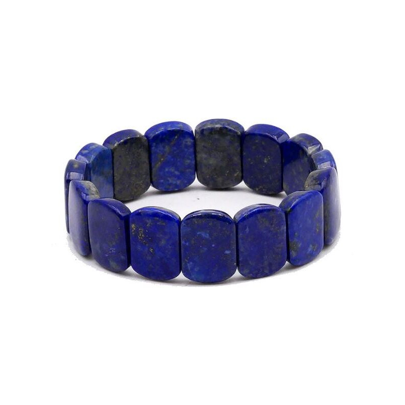 bracelet pierre roulée lapis lazuli