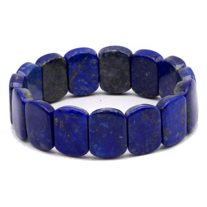 bracelet pierre roulée lapis lazuli