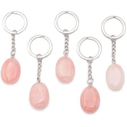 Porte clés Quartz Rose