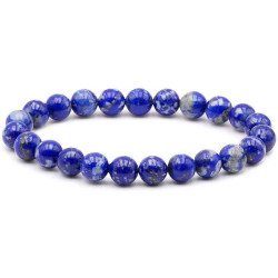 Bracelet Lapis Lazuli perles 8mm