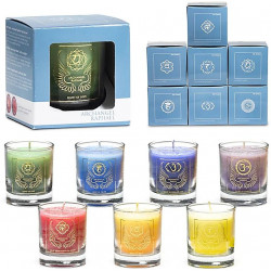 Lot de 7 bougies votives Archange parfumées