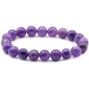 bracelet amethyste 10mm
