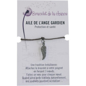 bracelet de la chance aile de l'ange gardien