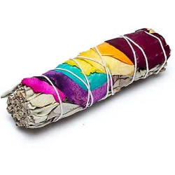 Set de 2 Bâtons de Sauge Blanche Smudge & Pétales Chakras - 30g