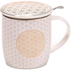 Tasse à Thé Infuseur Fleur de Vie