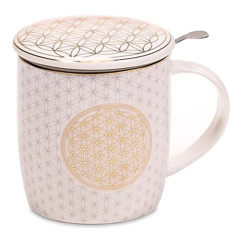 Tasse à Thé Infuseur Fleur de Vie 