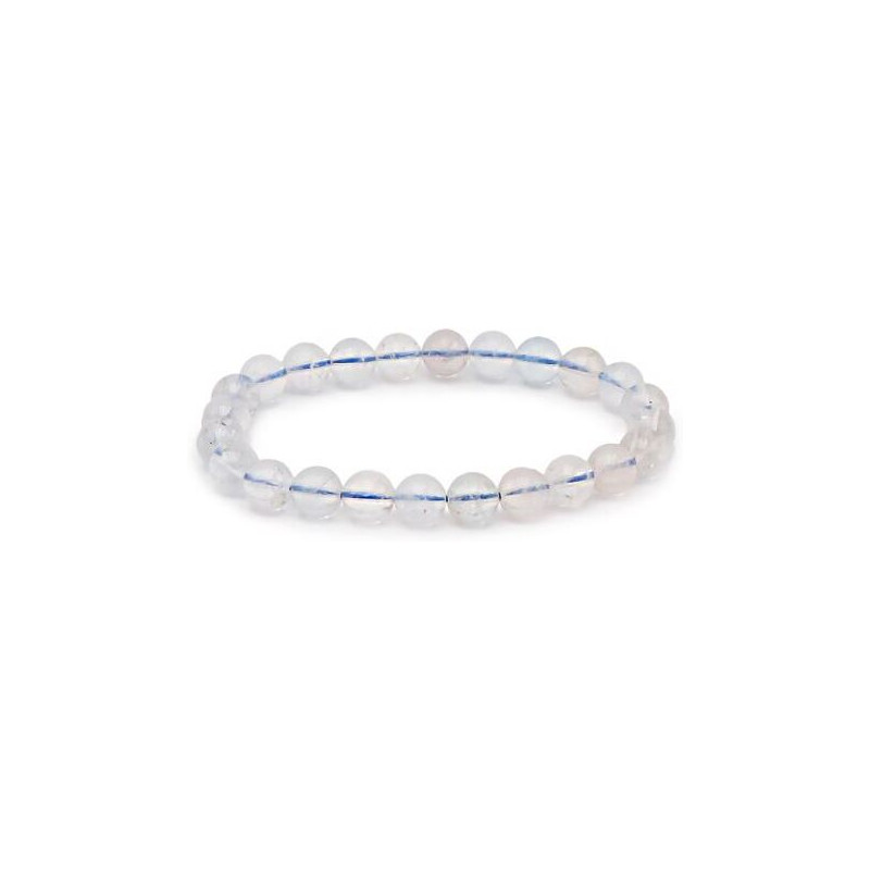 bracelet en topaze bleue 8mm