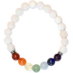 bracelet 7 chakras pierre de lune